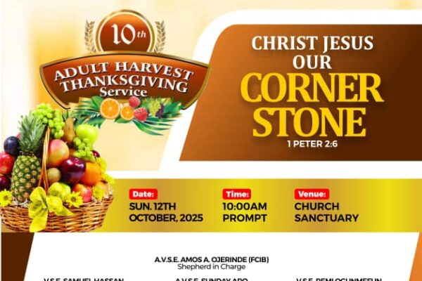 CCC Columbus Cathedral Marks 10th Adult Harvest Thanksgiving in Grand Style