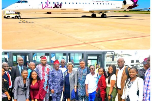 Excitement as First Commercial Flight Lands at Ogun’s Gateway International Airport