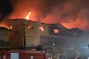 warehouse fire
