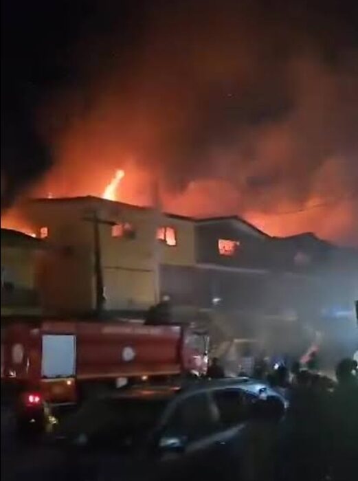 warehouse fire